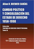 BREWER-CARIAS, Allan R<BR>CAMBIO POLTICO<BR>Y CONSOLIDACION DEL<BR>ESTADO DE DERECHO<BR>1958-1998