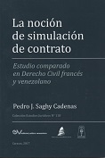 SAGHY CADENAS,<BR>Pedro J.<BR>LA NOCIN<BR>DE SIMULACIN<BR>DE CONTRATO