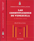 <BR>BREWER-CAR�AS, Allan R. <BR>LAS CONSTITUCIONES DE VENEZUELA.