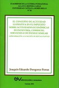 DONGOROZ PORRAS Joaquin Eduardo<br>EL CONCEPTO DE<BR>ACTIVIDAD LUCRATIVA<BR>EN EL IMPUESTO SOBRE<BR>ACTIVIDADES ECONOMICA